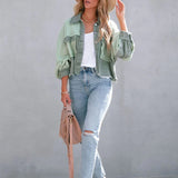 Langærmet frakke i børstet vaffelstrik