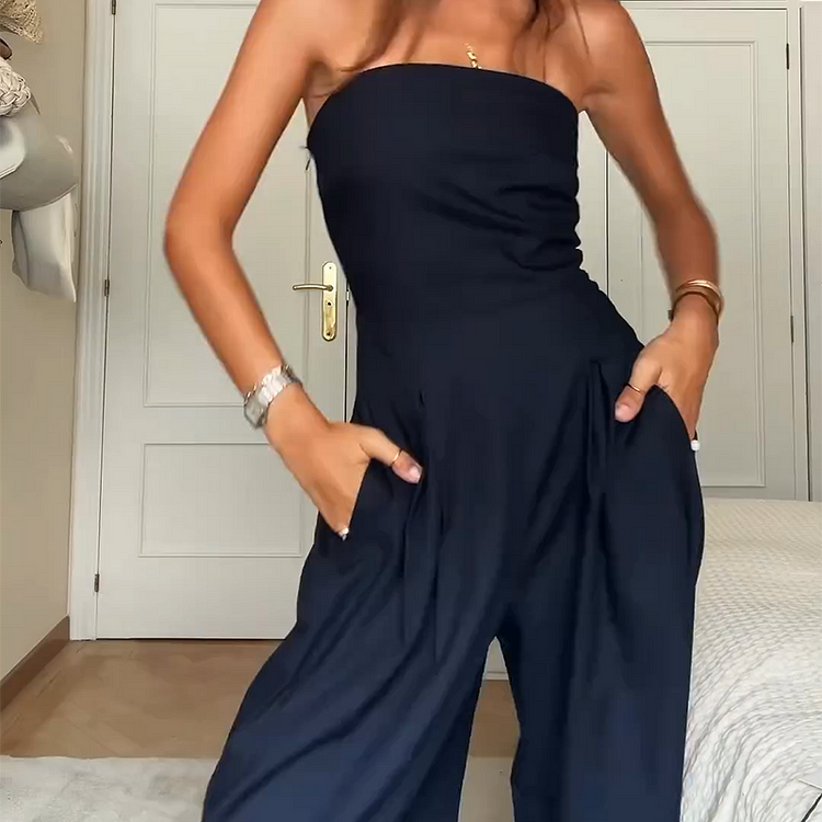 Damejumpsuit - Stropløs - Svajersnit - Elegant og Komfortabel