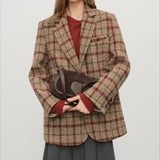 Retro ternet cropped blazer