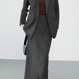 Klassisk blazer med spidse reverser