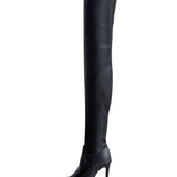 Høje ankelstøvler til kvinder - Ægte læder - Kraftig hæl - Rund tå - Komfort og elegance