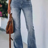 Højtaljede jeans med svaj