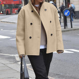 Trendy, oversized og varm jakke til kvinder