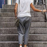 Damebukser med vide ben - Høj talje - Let og flagrende stof - Åndbar komfort