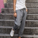 Damebukser med vide ben - Høj talje - Let og flagrende stof - Åndbar komfort