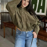 pilotjakke med flagermusærmer