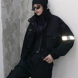 Kort utilityjakke i urban stil