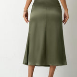 havfruehale satin nederdel