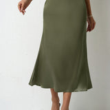 havfruehale satin nederdel