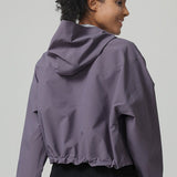 Afslappet vandtæt vindjakke