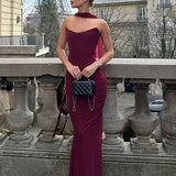 Højtaljet bodycon bandeau-nederdelsæt