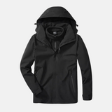 Damesæt i to dele - Slidstærkt vævet stof - Afslappet pasform - Høj hals med justerbar hætte