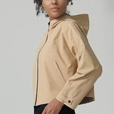 Afslappet vandtæt vindjakke