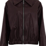 Trendy bikerjakke i PU-læder