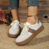 Damesneakers - Åndbare og komfortable - Snørebånd - Skridsikker sål