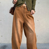 Løstsiddende, vide, afslappede vintage amerikanske jeans