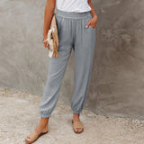 Damebukser med elastisk talje – Løs pasform – Let og behageligt stof