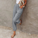 Damebukser med elastisk talje – Løs pasform – Let og behageligt stof