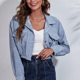 Fløjlsjakke med tætsiddende talje