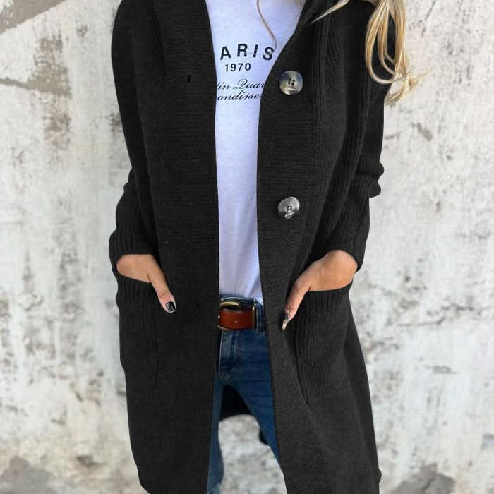 Elegant og behagelig mønstret cardigan til kvinder