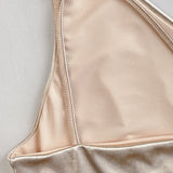 Asymmetrisk aftenkjole med bindestropper