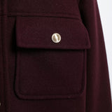 Retro kort jakke med knapper