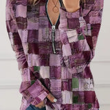 Dora - Ternet top med lynlås