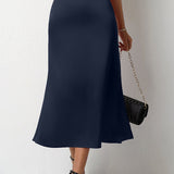 havfruehale satin nederdel