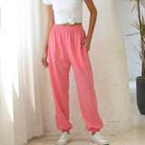 Dame joggingbukser - Komfortable og stilfulde - Elastisk talje - Moderne snit