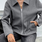 Stilfuld og alsidig langærmet jakke