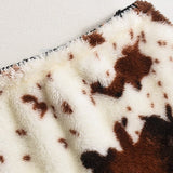 Elegant miniskørt med farveblok i fleecekant