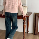 Ribbet cardigan med glitrende sløjfe