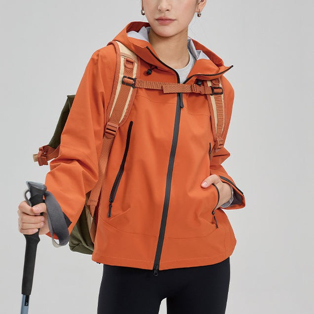 Dopamine Color Block vandrejakke med tapede sømme, vindtæt og vandtæt