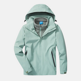 Damesæt i to dele - Slidstærkt vævet stof - Afslappet pasform - Høj hals med justerbar hætte