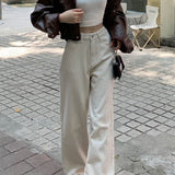 Ellen - Moderne, vide, højtaljede bukser