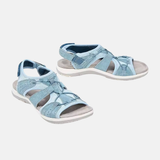 Damesandaler – Åben tå – Polstret sål – Komfortable justerbare stropper