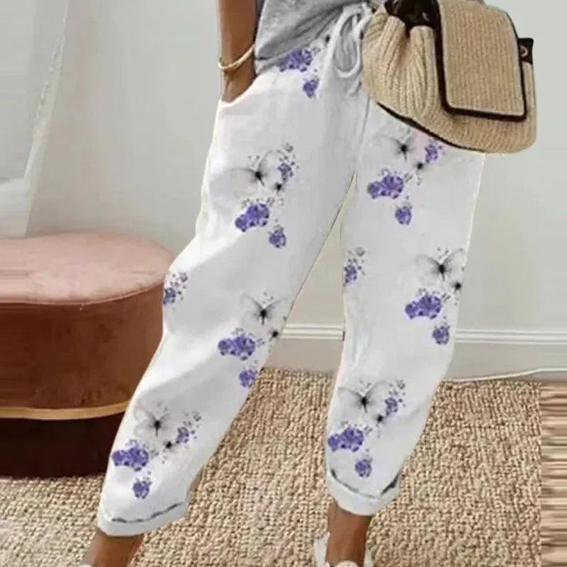 Damebukser - Løs pasform - Elastisk talje - Let og åndbart stof