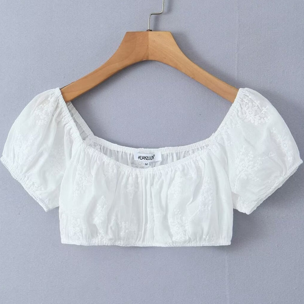 Pure Desire sæt med cropped tanktop og højtaljet nederdel