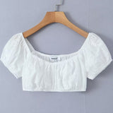 Pure Desire sæt med cropped tanktop og højtaljet nederdel