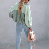 Langærmet frakke i børstet vaffelstrik