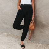 Damebukser med elastisk talje – Løs pasform – Let og behageligt stof