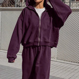 Vintage sæt med hættetrøje og joggingbukser i to dele