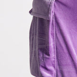 Højtaljede cargobukser i fløjl med lige ben