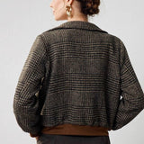 overdimensioneret vintage ternet jakke