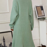 Minimalistisk sæt med to dele i strik