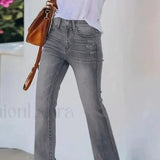 Højtaljede jeans med svaj