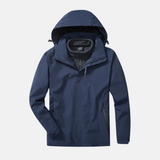 Damesæt i to dele - Slidstærkt vævet stof - Afslappet pasform - Høj hals med justerbar hætte