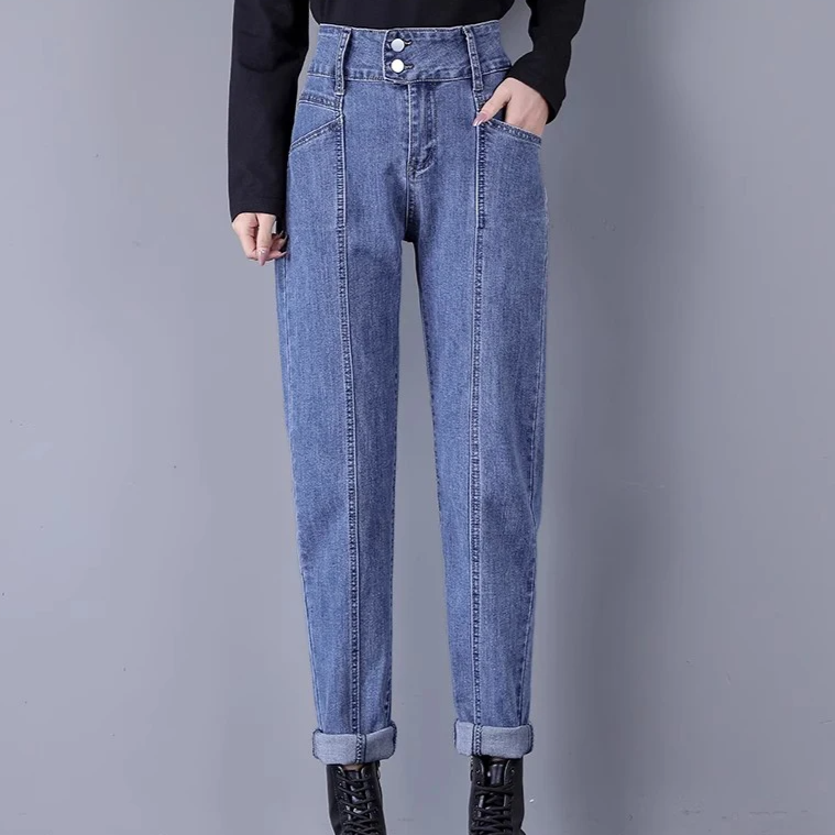 Élodie højtaljede denimjeans | Double-Take jeans