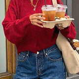 Kort strikket cardigan med knapper