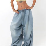 Alsidige vintage jeans med brede ben